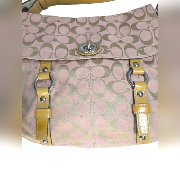 COACH Signature Cassie Turnlock Shoulder Bag - Picture 5 of 15